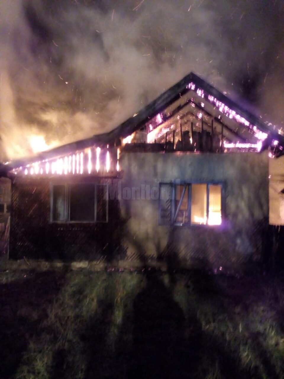 Incendiul a fost violent