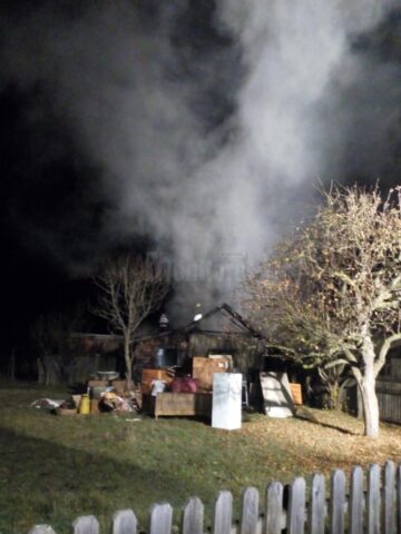 Gospodărie moștenită de la o mătușă, incendiată de o mână criminală