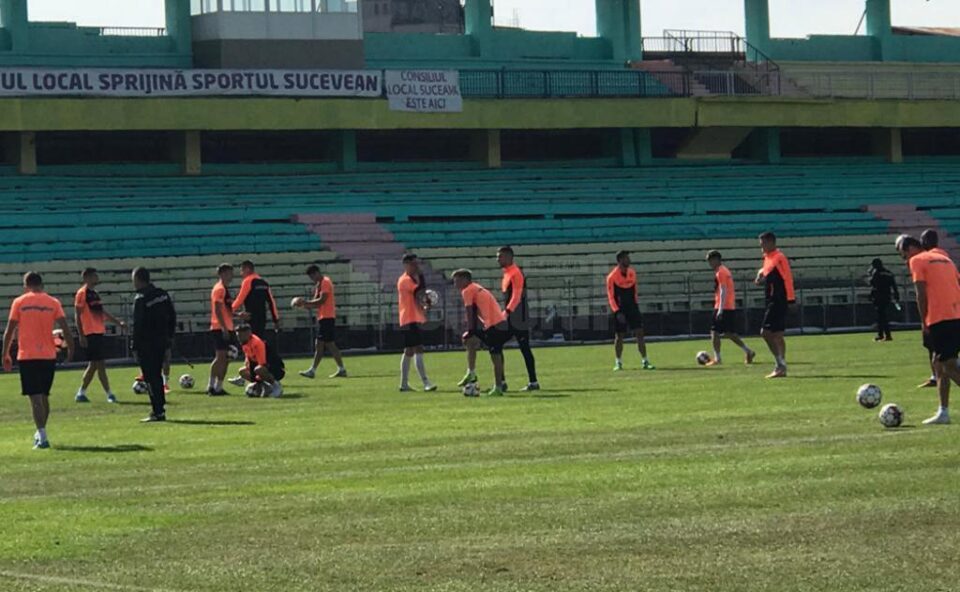 Campioana CFR Cluj s-a antrenat ieri pe Areni