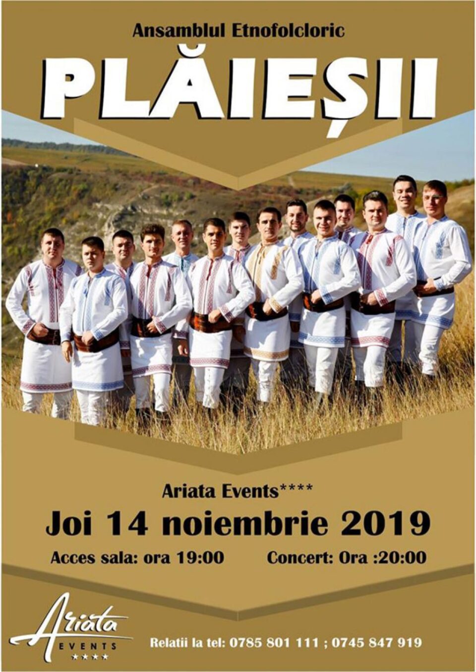 Petrecere de lăsatul secului în stil tradițional, cu „Plăieșii”, la Ariata Events