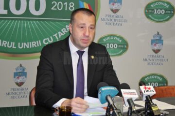 Viceprimarul Lucian Harșovschi reprezintă astăzi municipiul Suceava la evenimentul de închidere a finanțărilor elvețiene, la Palatul Parlamentului