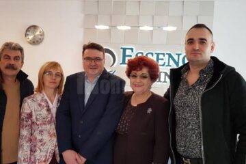 Dr. Dan Dumitrache, dr. Liliana Gradinariu, dr. Razvan Bandac, dr. Irina Badrajan, dr. Mircea Jurchis