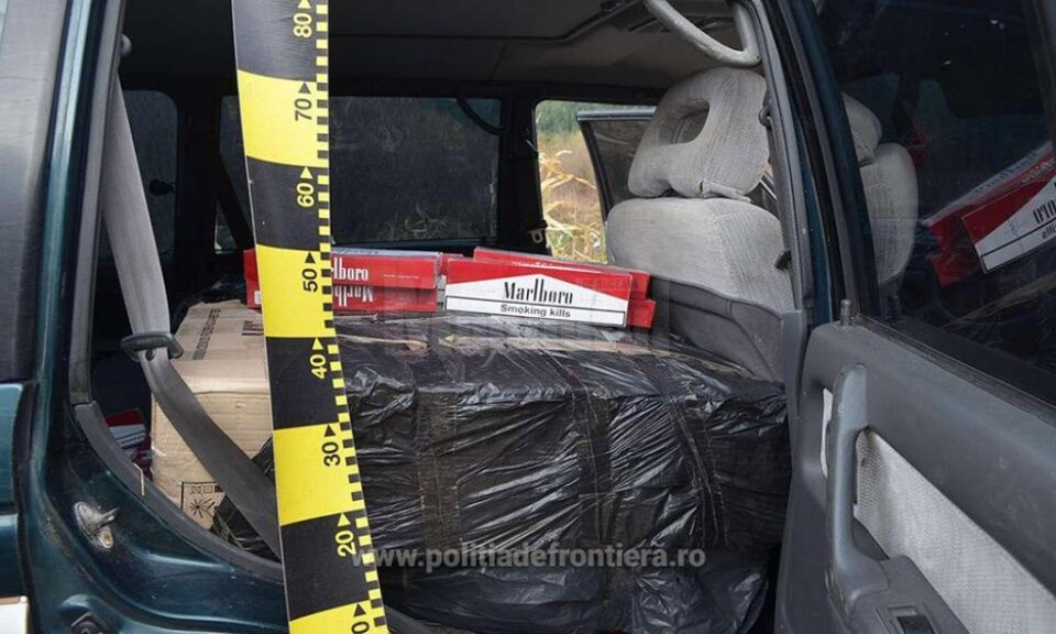 Țigările au fost ridicate în vederea confiscării, iar autoturismul a fost indisponibilizat