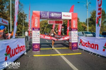 Rădăuțeanul Andrei Dorin Rusu s-a impus la Bucharest Urban Athletics Auchan