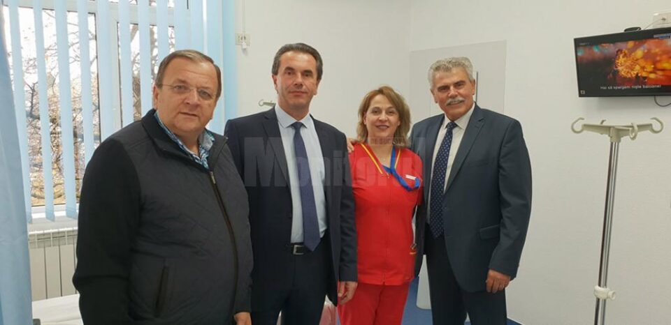 Gheorghe Flutur și Mihăiță Negură au fost prezenți la inaugurarea compartimentului ATI al Spitalului Municipal Câmpulung Moldovenesc