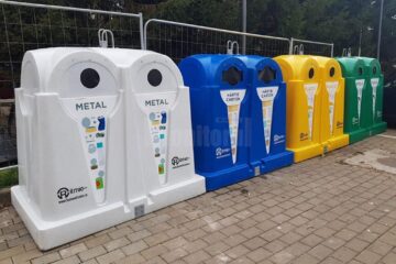 Containere de tip clopot, pentru plastic, hârtie, sticlă și metal, pentru reciclare selectiva, în toate cartierele Sucevei