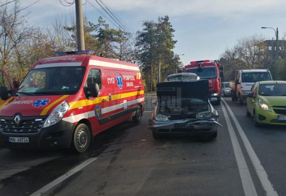 Carambol pe Calea Unirii, provocat de o șoferiță neatentă
