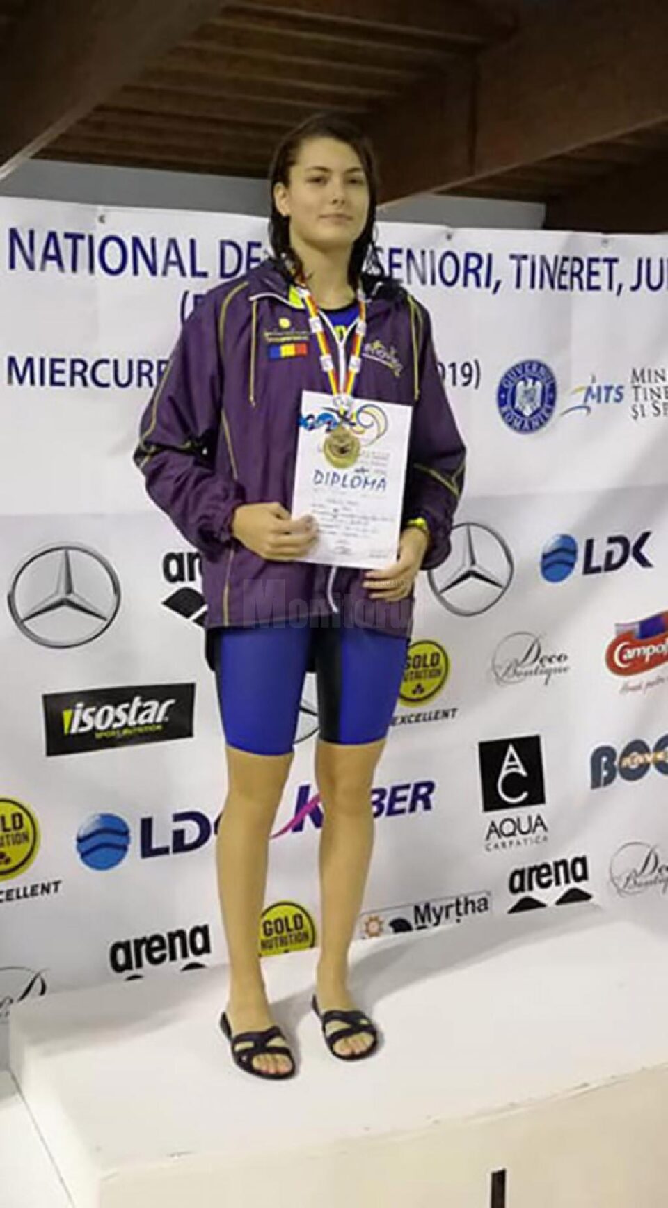 Maria Verciuc este deja o obișnuită a podiumurilor de premiere
