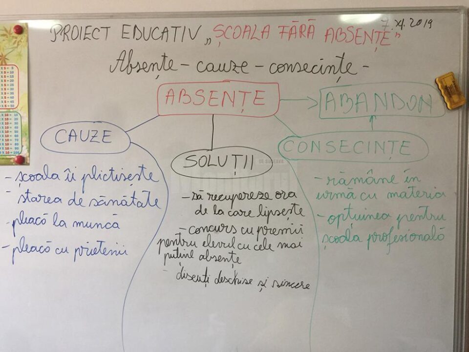 Proiect de prevenire și combatere a absenteismului și a abandonului școlar, la Centrul Școlar de Educație Incluzivă „Sf. Andrei” Gura Humorului