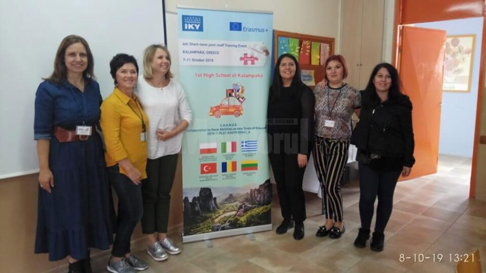 Profesori de la Centrul Școlar de Educație Incluzivă Suceava, la un schimb de experiență în Grecia
