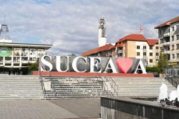 Mesaj luminos „Iubesc Suceava”, în centrul municipiului, din 28 noiembrie