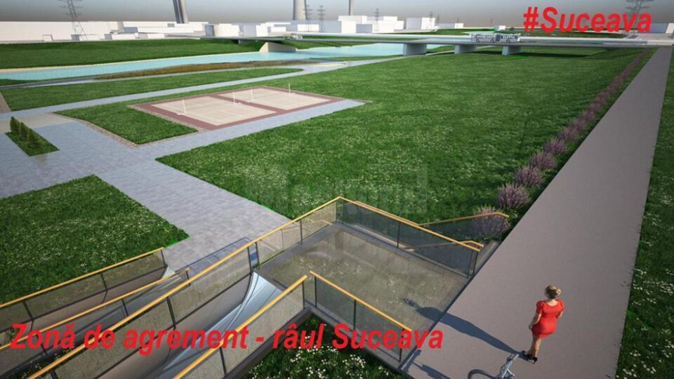 Proiectul de amenajare a zonei de agrement de pe malul râului Suceava