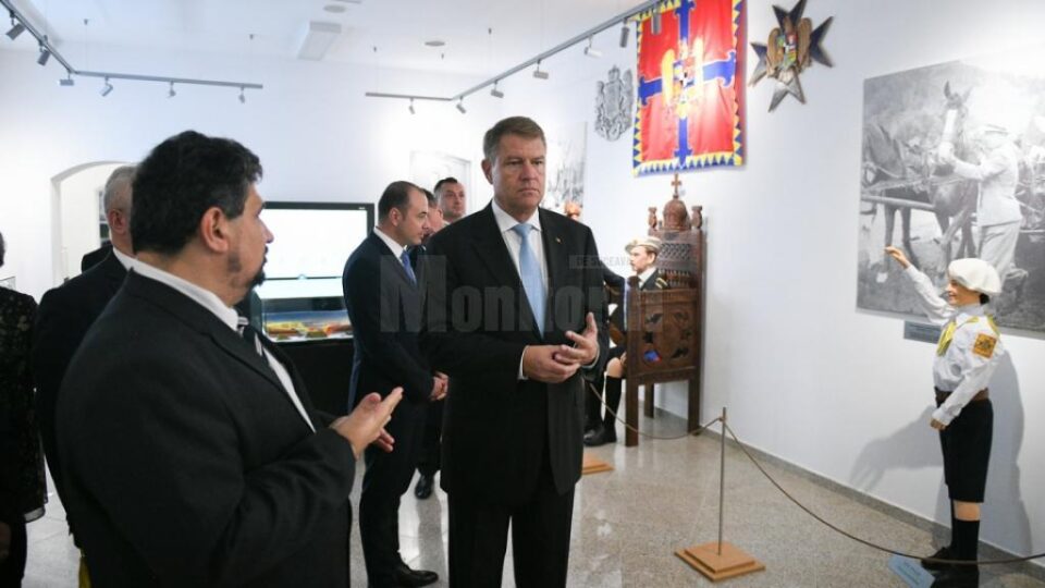 Președintele Klaus Iohannis, la Muzeul Bucovinei. Sursa foto: Președinția României