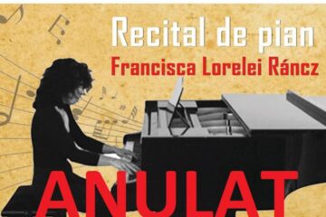 Recitalul de pian cu Francisca Lorelei Ráncz a fost anulat. Spectatorii pot opta pentru un recital din 4 decembrie