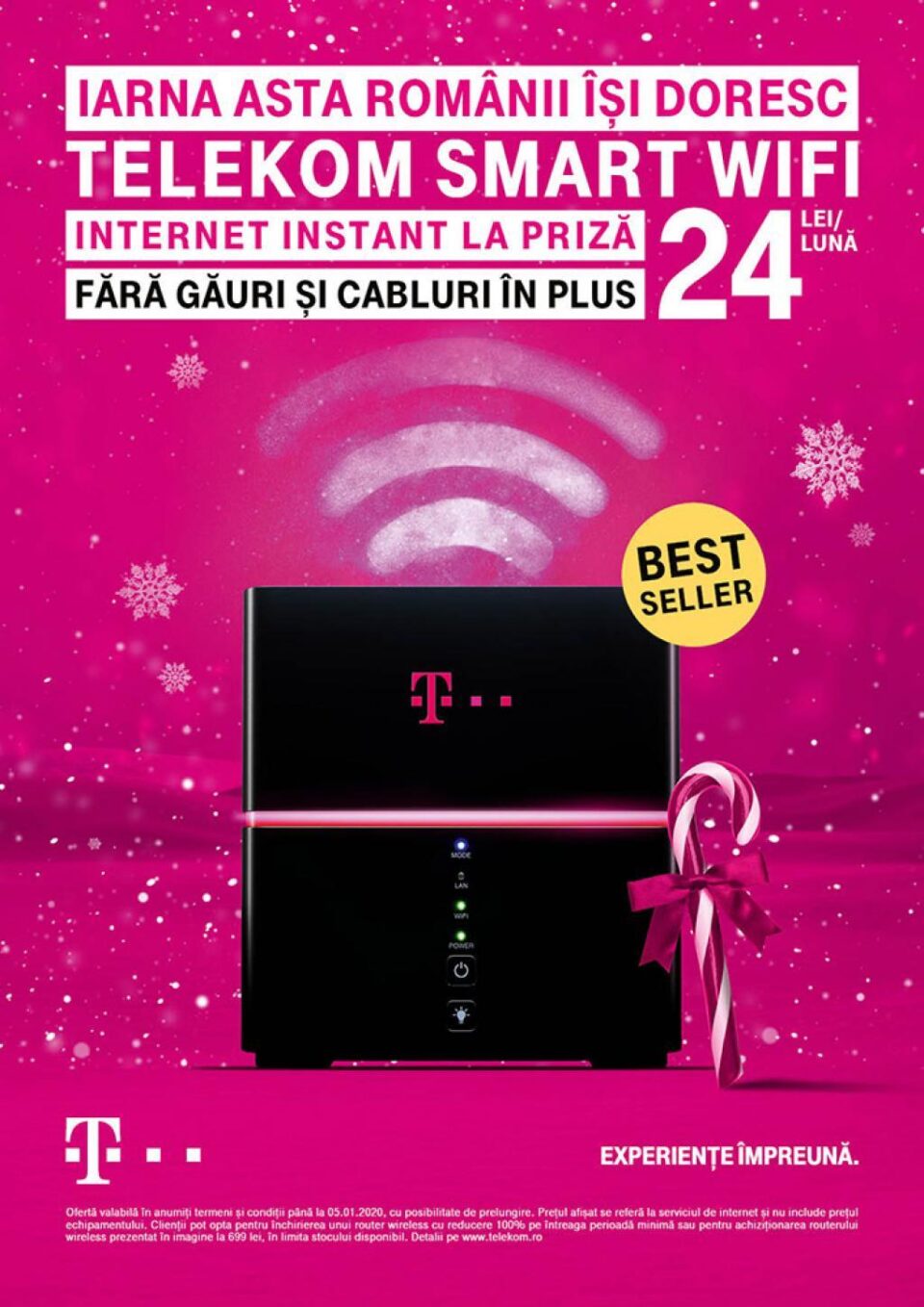 La Telekom Romania, iarna aceasta, clienții se pot bucura de Smartphone-uri la 0 euro, televiziune cu 50% reducere șase luni și HBO gratuit un an de zile