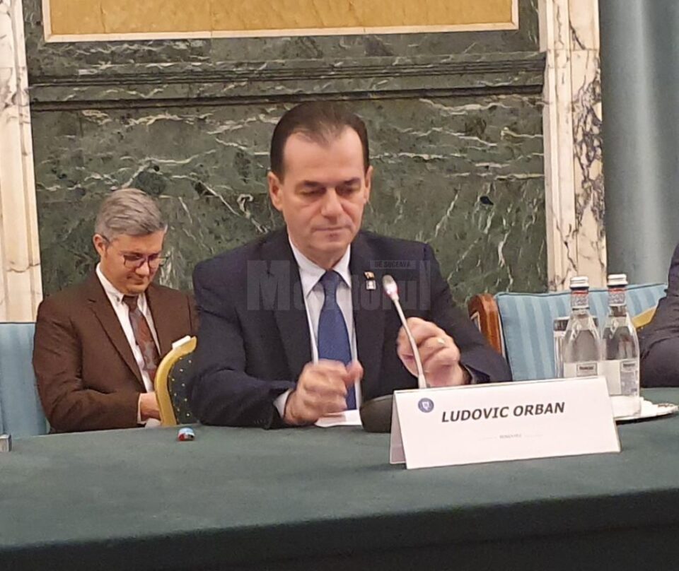 Premierul României, Ludovic Orban, cu membrii Comitetului Director al Asociației Municipiilor din România, la Palatul Victoria 3