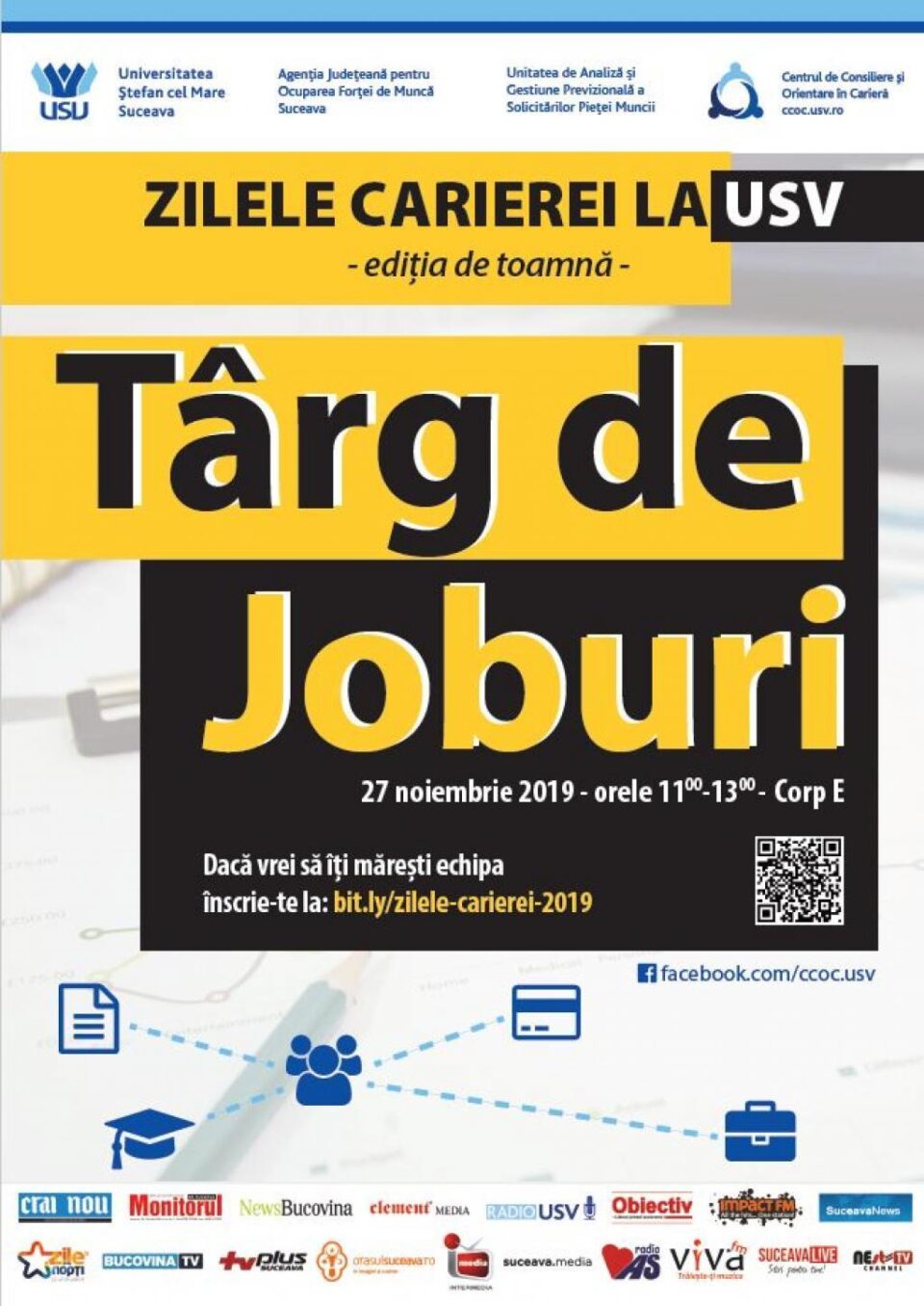 Târg de joburi, săptămâna viitoare, la Universitatea Suceava