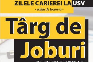 Târg de joburi, săptămâna viitoare, la Universitatea Suceava. Firmele se pot înscrie la eveniment