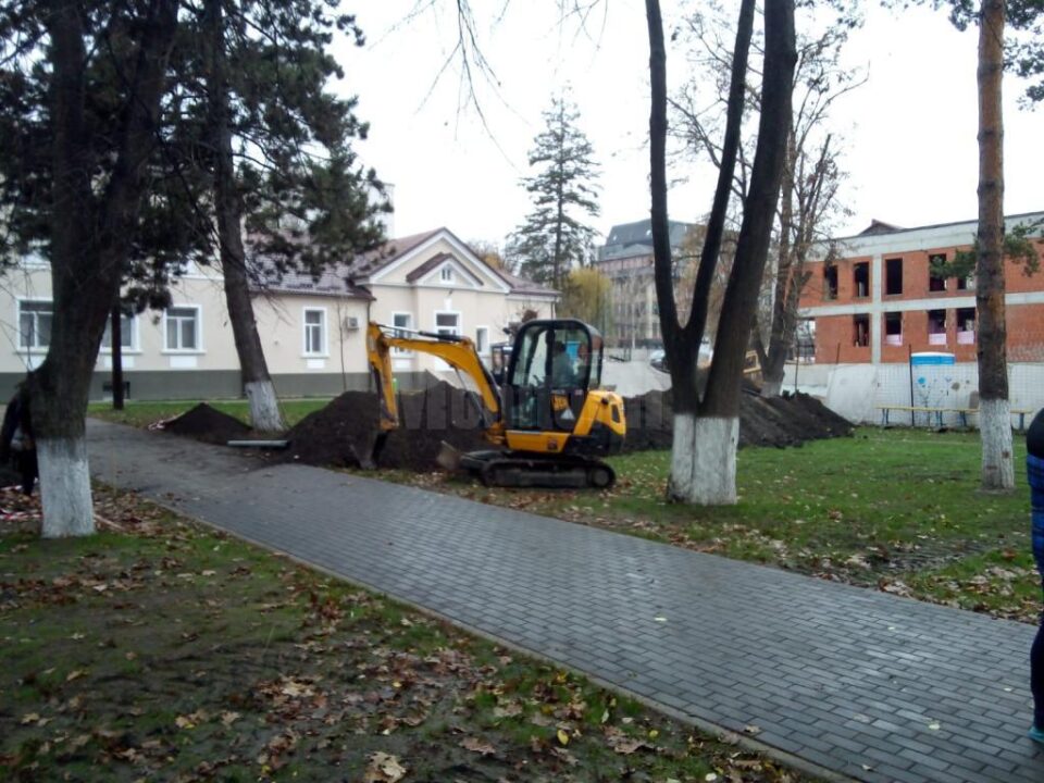 Zona unde se va construi cladirea pentru Oncologie