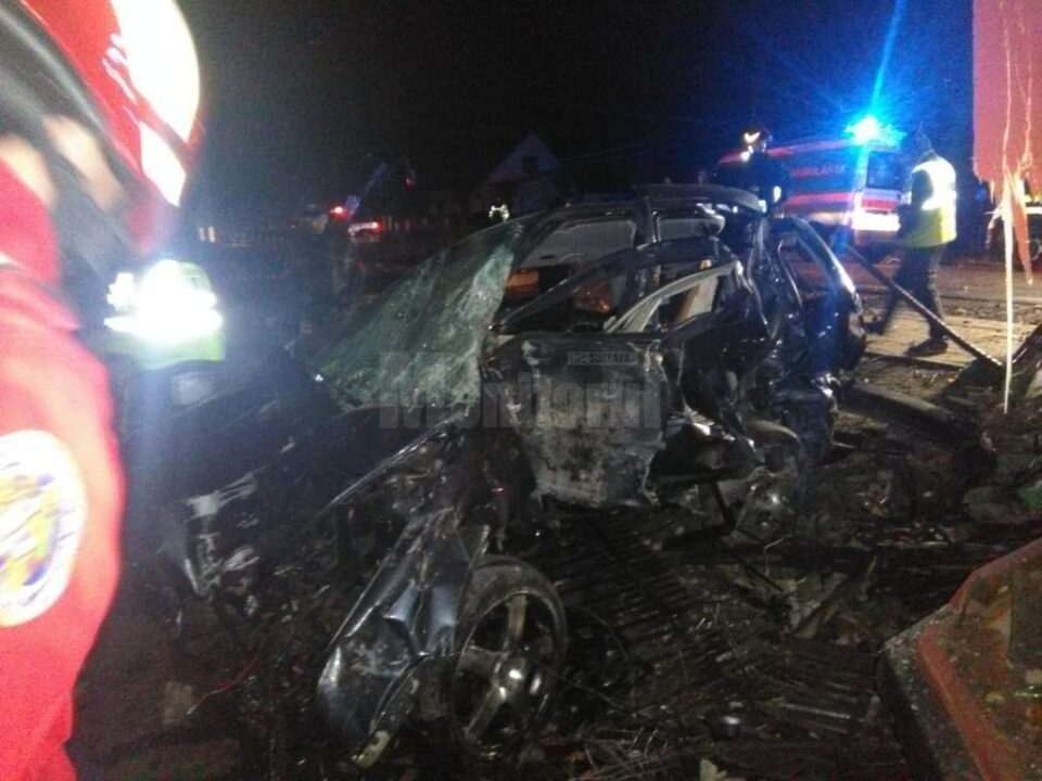 Un bărbat a murit și altul a ajuns la spital, după un accident petrecut în timpul nopții, la Putna
