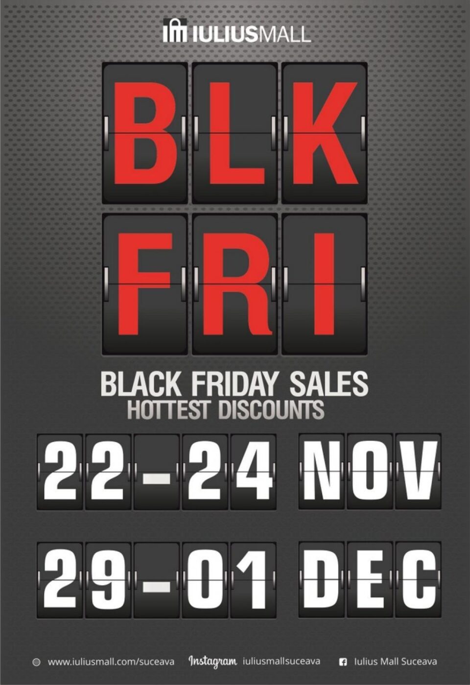 Black Friday aduce reduceri de până la 70% la Iulius Mall Suceava Black Friday aduce reduceri de până la 70% la Iulius Mall Suceava