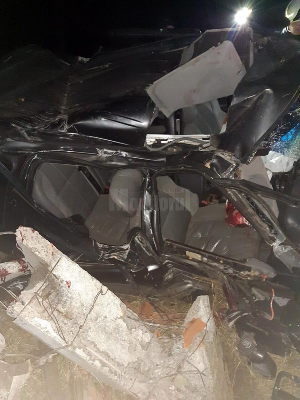 Impactul a fost deosebit de violent