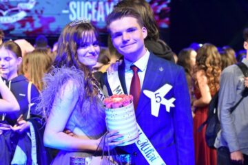 Clara Avram si Mihnea Nichitean, Miss si Mister Boboc CNME 2019 foto Stefan Gheorghita