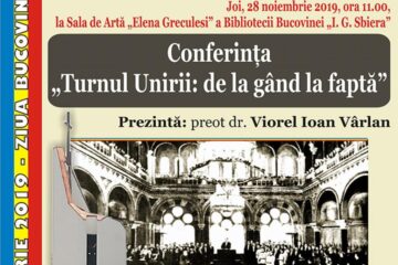 Conferințe și lansare de carte la Biblioteca Bucovinei și la Muzeul de Istorie, de Ziua Bucovinei