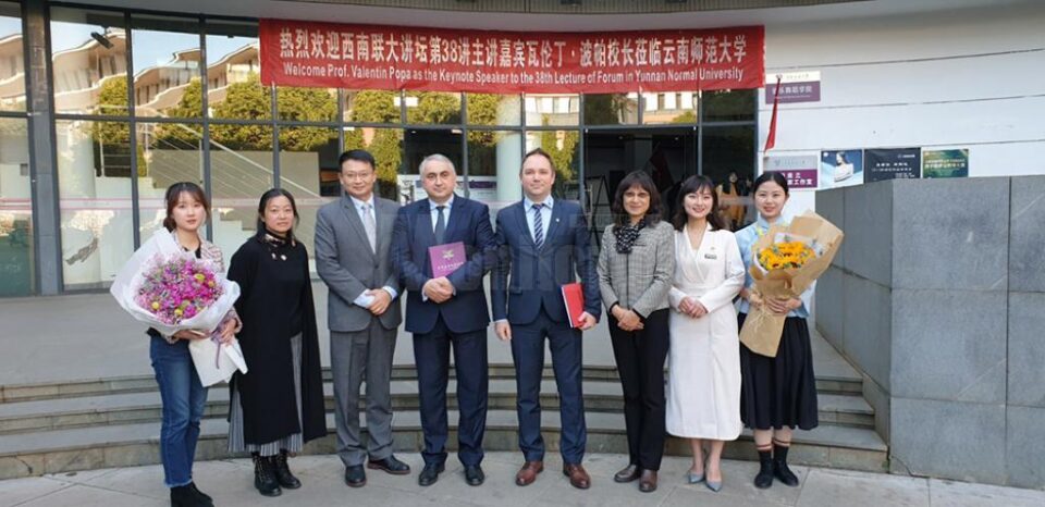 Delegație a USV, în vizită de lucru la Universitatea Yunnan, China, în vederea extinderii colaborării dintre instituții