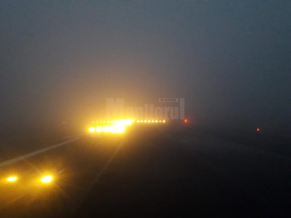 Ceața deasă de pe Aeroportul "Ștefan cel Mare" a făcut imposibilă operarea zborurilor de ieri de la Suceava