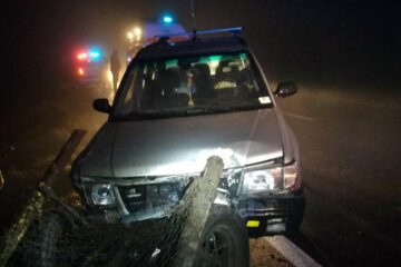 Căruța a fost izbită în plin de un autoturism