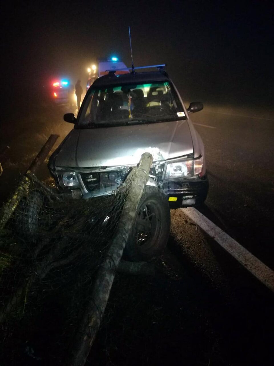 Căruța a fost izbită în plin de un autoturism