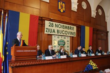 Autoritățile județene și locale au evocat însemnătatea Unirii Bucovinei cu Țara
