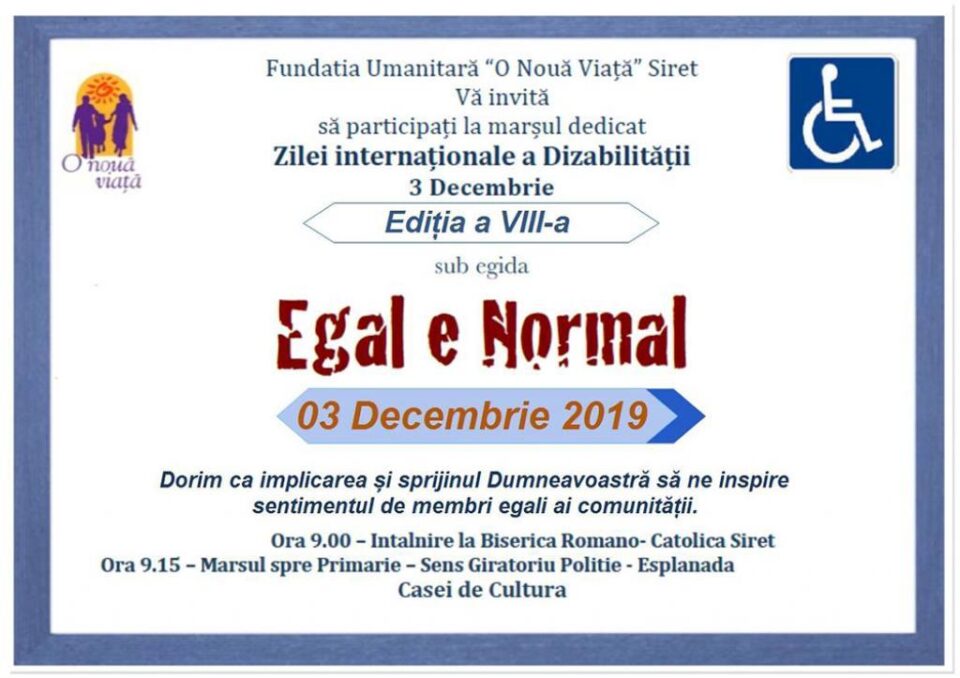 Marșul “Egal e Normal”, la Siret