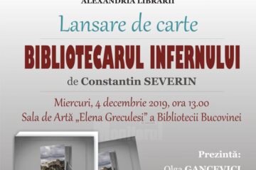Lansarea cărții "Bibliotecarul Infernului", la Biblioteca Bucovinei