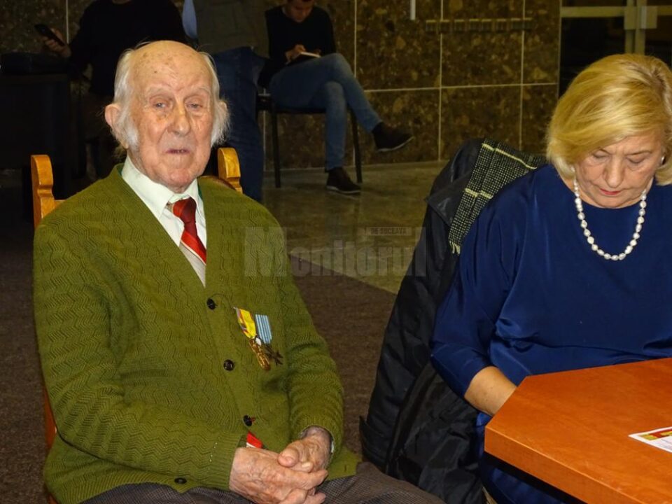 Veteranul de război Nicolai Berariu, în vârstă de aproape 100 de ani, a devenit „Cetățean de onoare” al Sucevei