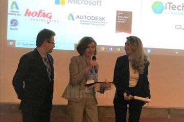 Gabriela Prelipcean (mijloc), la festivitatea de premiere EduManager