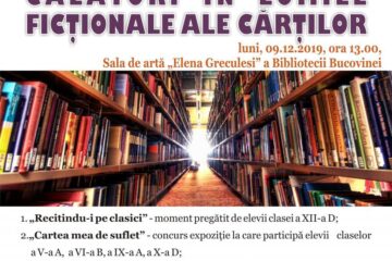 "Călători în lumile ficționale ale cărților", la Biblioteca Bucovinei