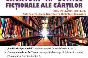„Călători în lumile ficționale ale cărților", la Biblioteca Bucovinei