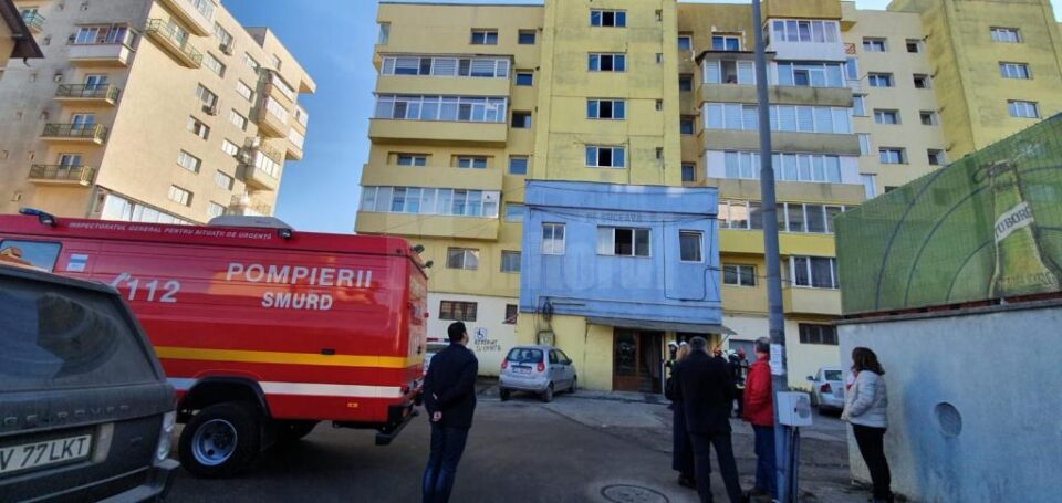 Blocul la care s-a dat alarma