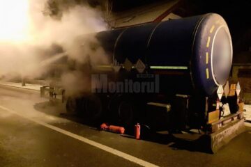 Autotrenul s-a aprins în mers, din cauza instalației de transmitere a mișcării