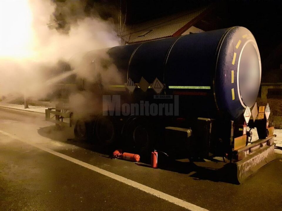 Autotrenul s-a aprins în mers, din cauza instalației de transmitere a mișcării