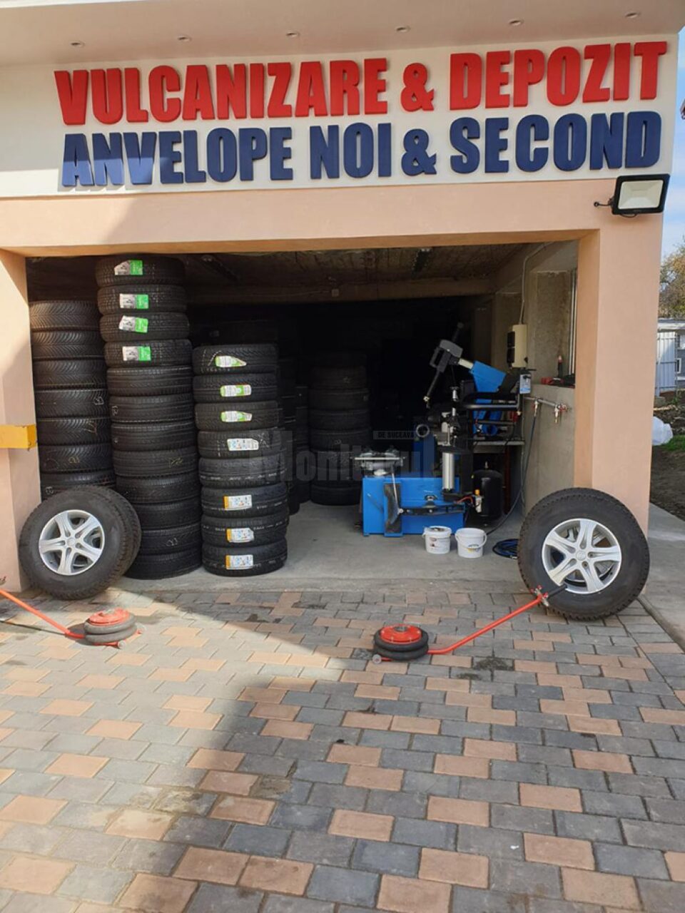 Vulcanizare și depozit la Ipotești