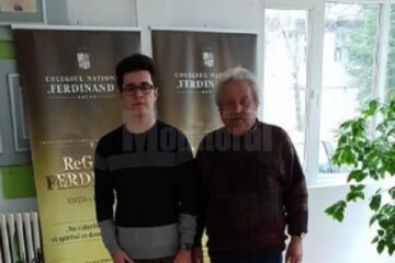 David Corneliu Turturean, alături de prof. Sorin Golda