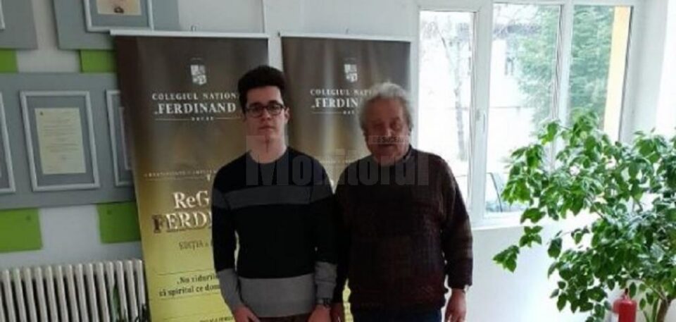 David Corneliu Turturean, alături de prof. Sorin Golda