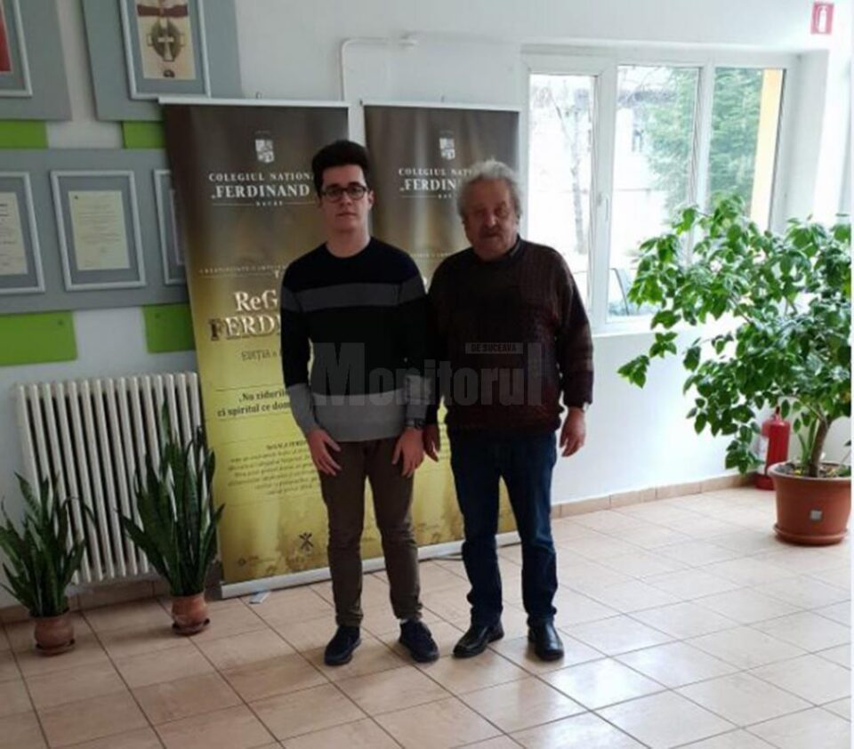 David Corneliu Turturean, alături de prof. Sorin Golda