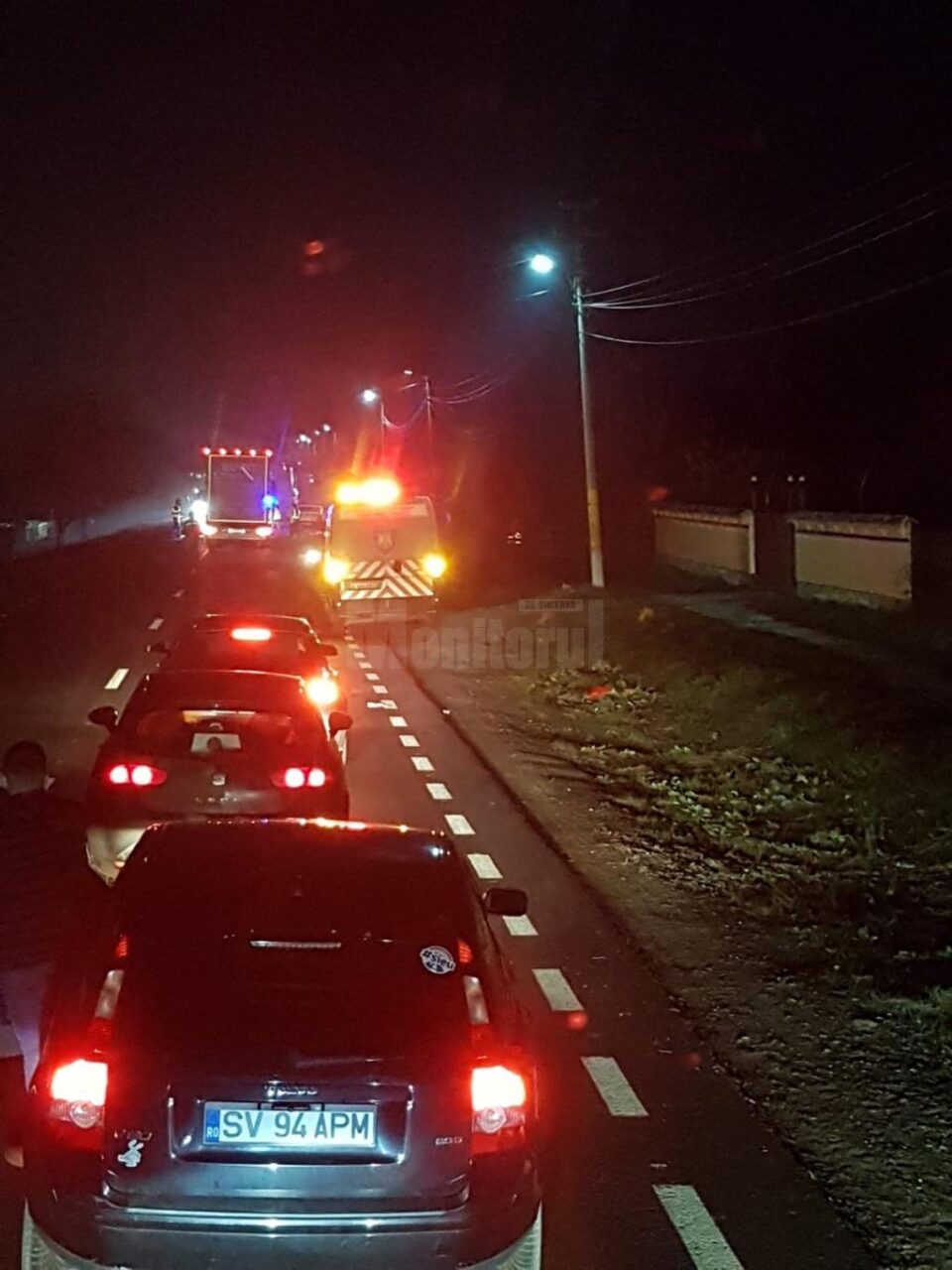 La fața locului a ajuns un echipaj al ambulanței