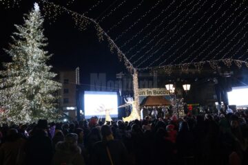 3.000 de cadouri au fost împărțite copiilor, miercuri, în centrul Sucevei