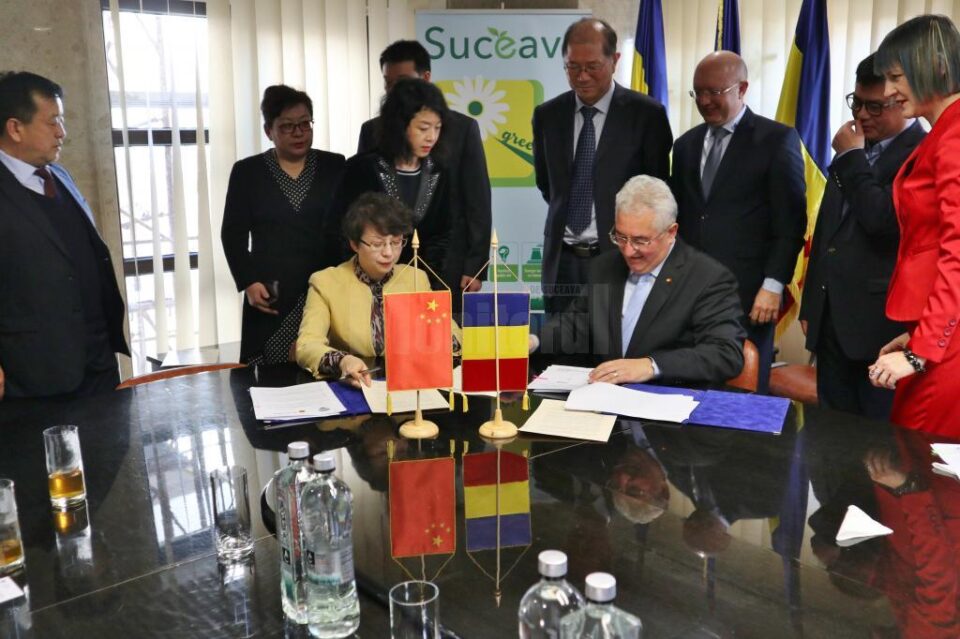 Semnarea Acordului de Cooperare între Municipiul Suceava și Municipiul Yinchuan din China