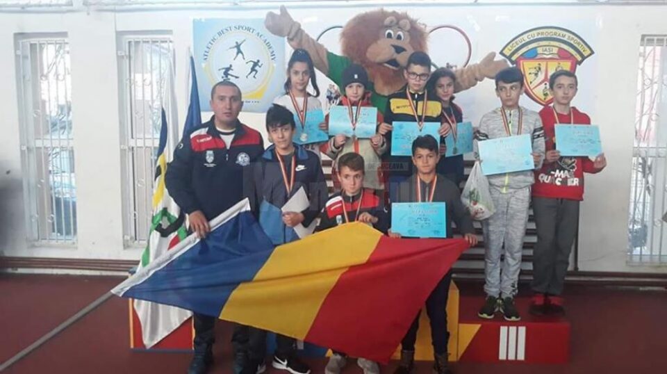 Micii atleți dorneni s-au întors medaliați de la Iași